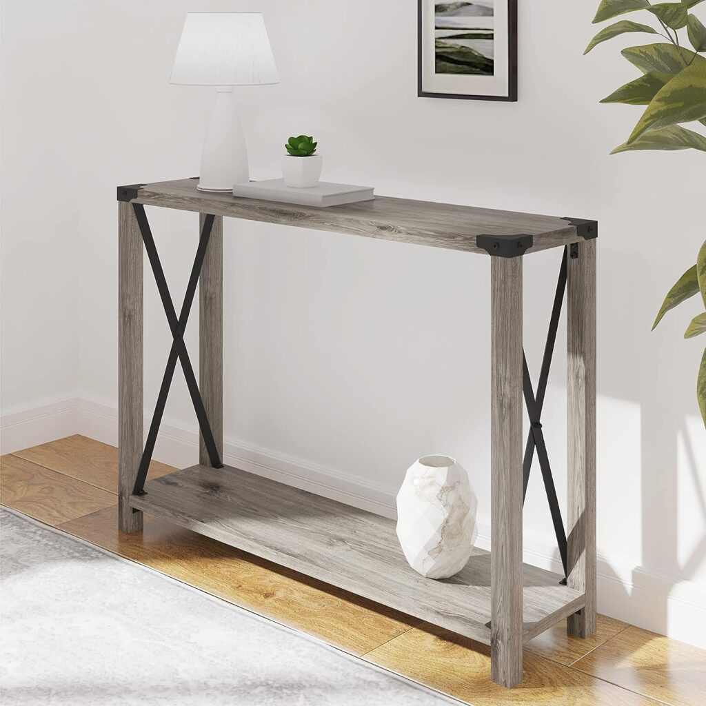 Amerlife 43 Inch Farmhouse Entry Table