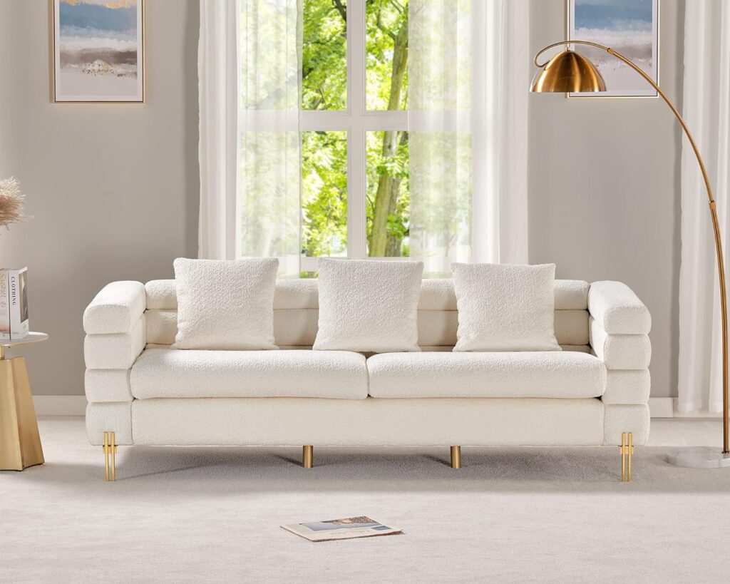 Amerlife Sofa, 85 inch, 3 Seater for Living Room